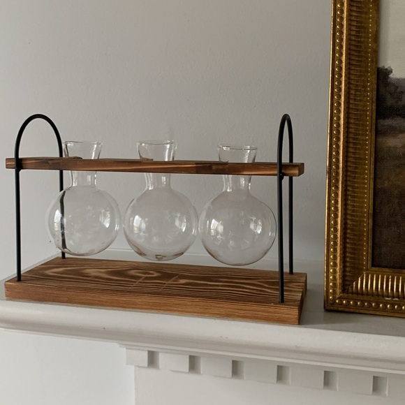 Yuego planter terrarium glass wooden new‎ in box - Picture 3 of 12